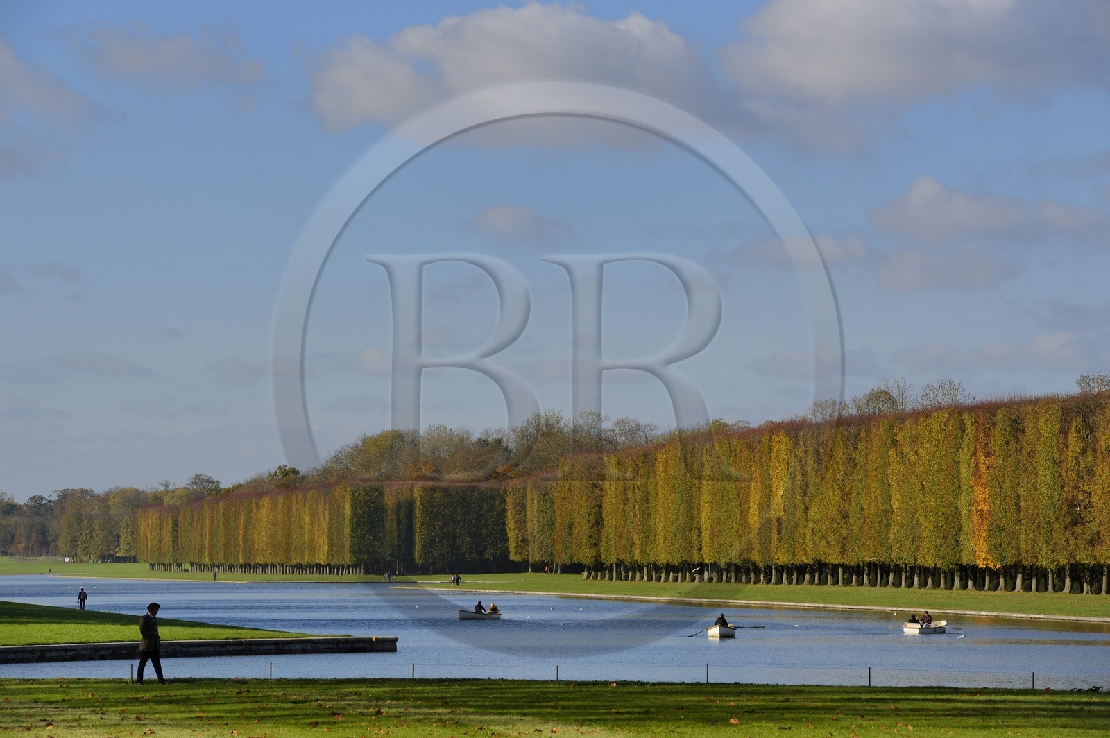 France, Yvelines, park of the Chateau de Versailles, listed as World Heritage by UNESCO, the Grand Canal