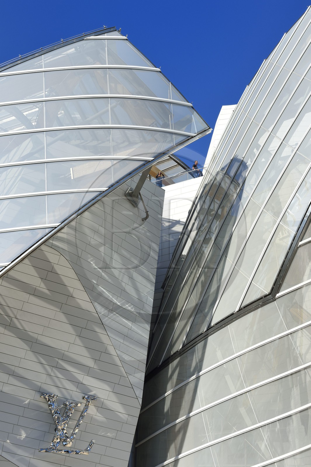 France, Paris (75), la Fondation Louis Vuitton de l'architecte Frank Gehry (Demande d'autorisation nécessaire avant publication)