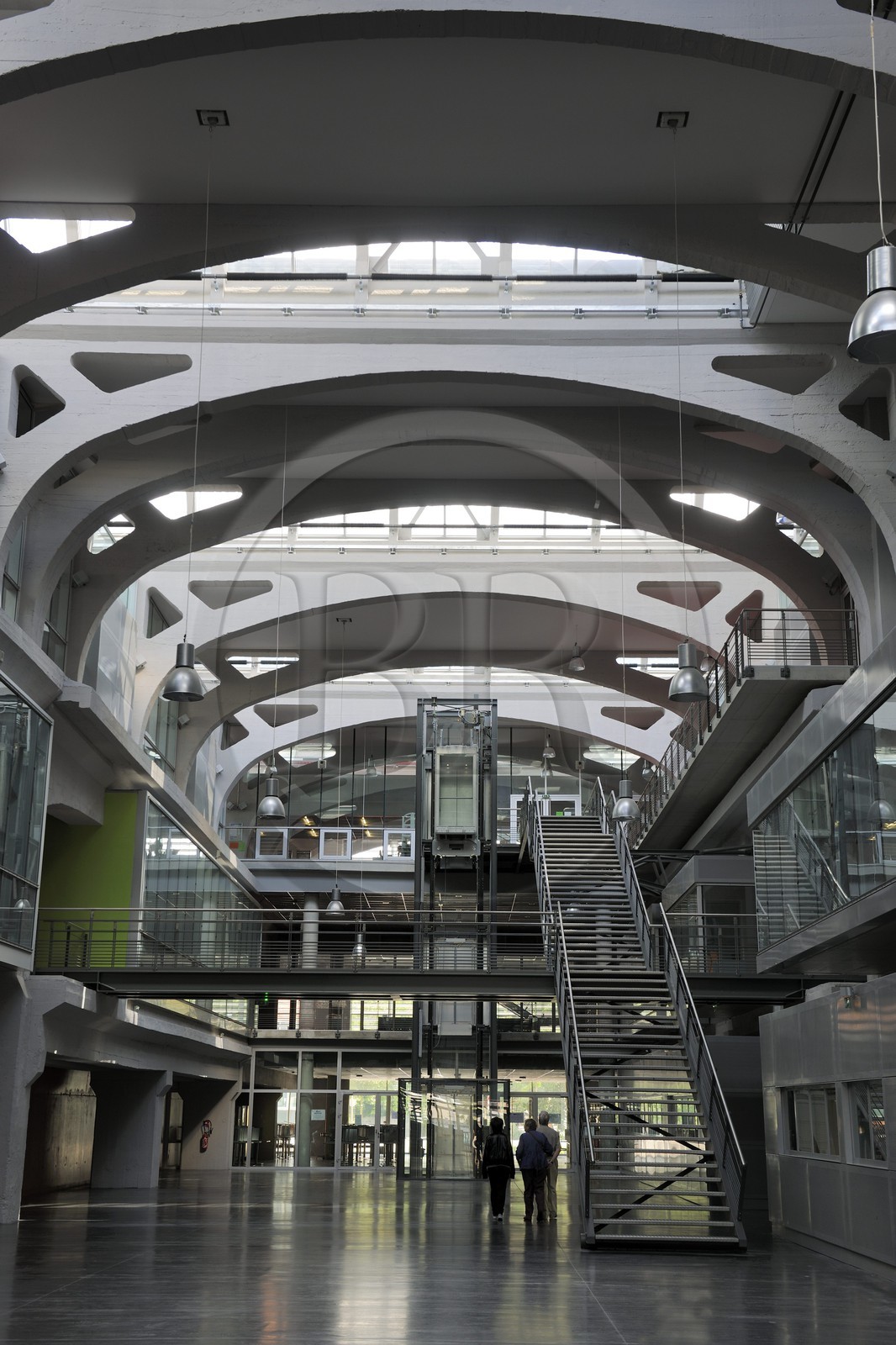 France, Haut-Rhin (68), Mulhouse, La Fonderie, université de Haute Alsace, Faculté des Sciences économiques sociales et juridiques, Centre Rhénan d'archives et de recherches économique et futur Centre d'Art International