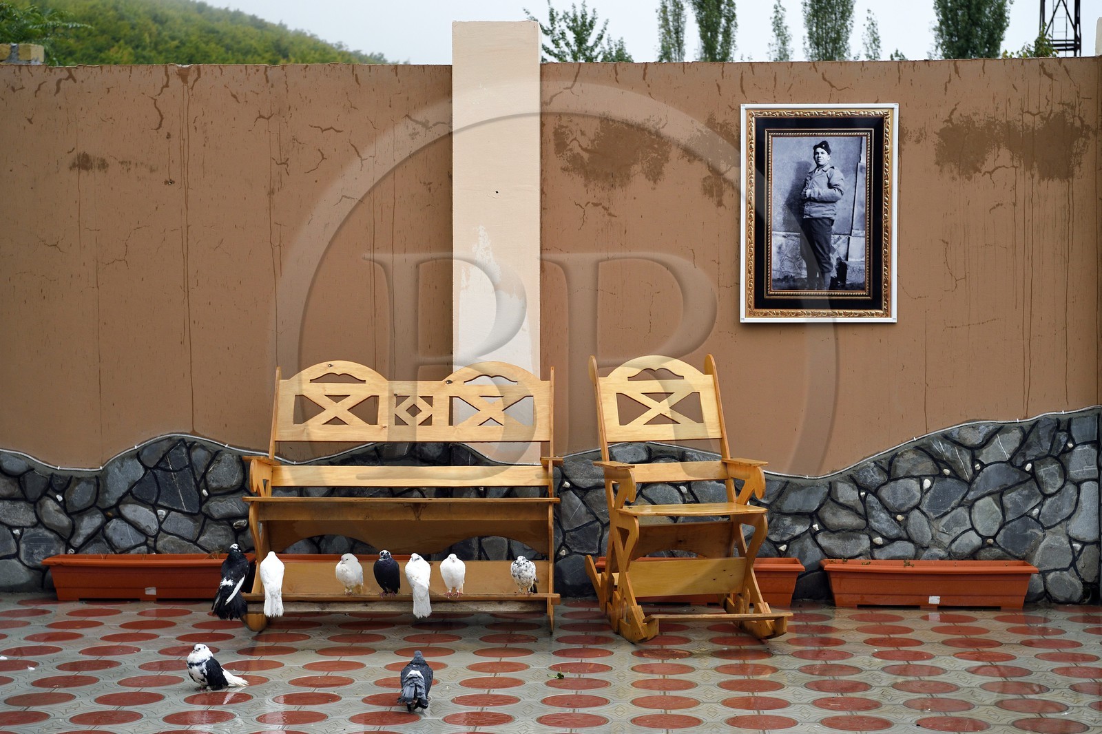 Azerbaïdjan, Sheki (Shaki), musée consacré à Ahmadiyya Jabrailov dit Ahmed Michel