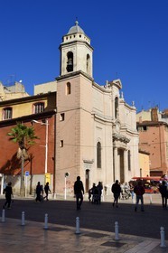 France, Var (83), Toulon,  place Louis Blanc, église Saint François de Paule