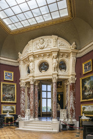 France, Oise, Chantilly, the castle of Chantilly, the Condé museum, the painting gallery