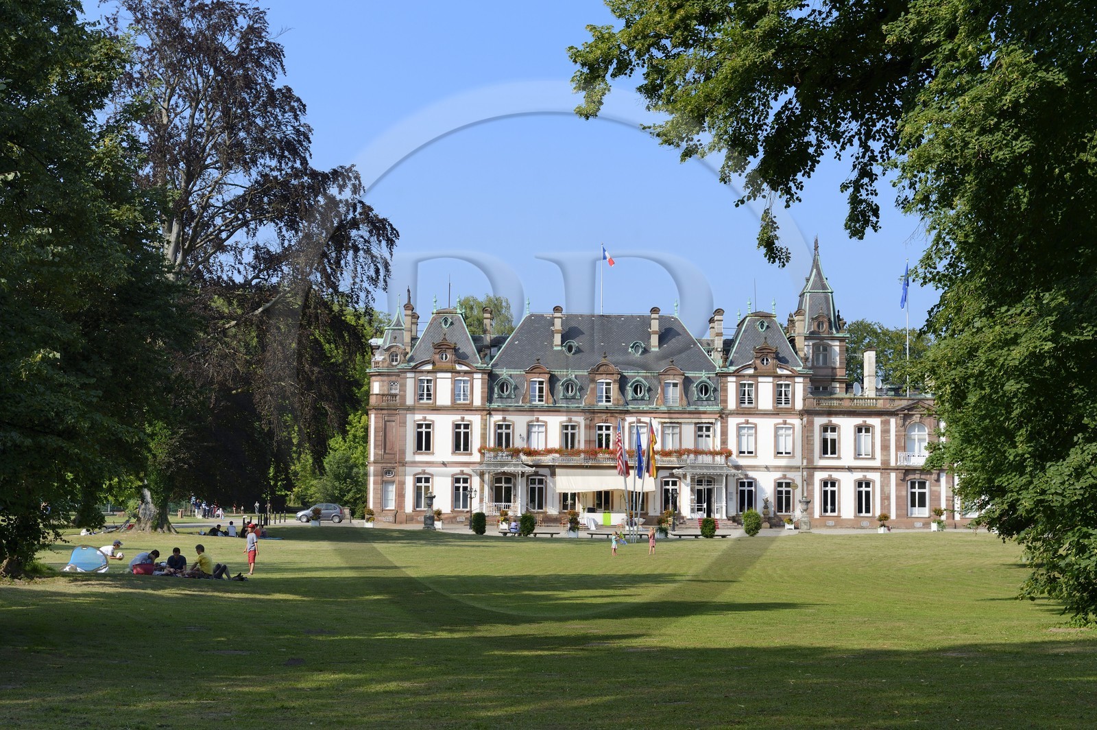 France, Bas Rhin (67), Strasbourg, le chateau de Pourtalès (XVIIIème siècle)