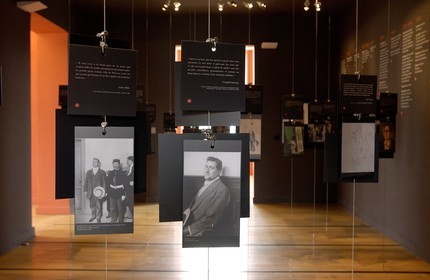Belgium, Wallonia, province of Liege, Stavelot, the abbey museum (Spa-Francorchamps), room dedicated to the writer and poet Guillaume Apollinaire