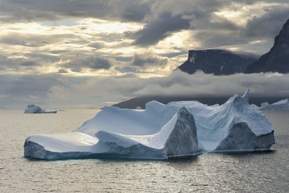 Greenland, west coast, Baffin bay, iceberg in Uummannaq fjord