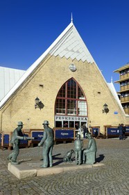 Suède, Västra Götaland, Göteborg (Gothenburg), l'Eglise du poisson (marché de poisson couvert) Feskekörka