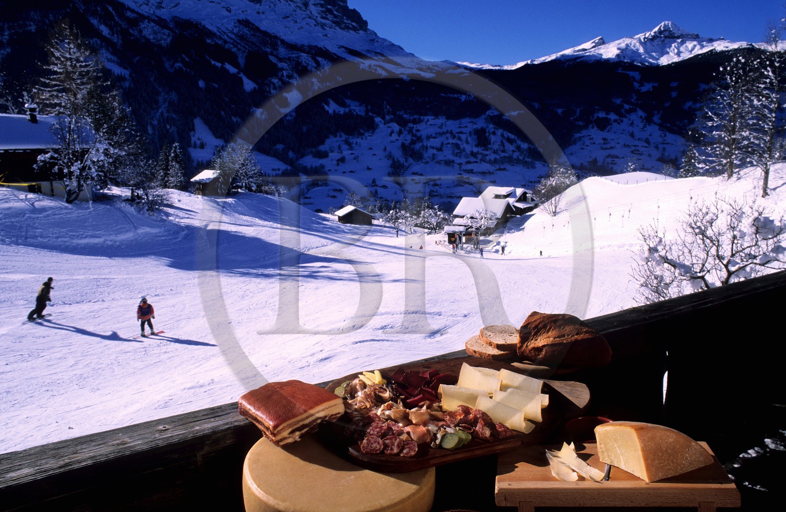 Suisse, région de Bern (Oberland Bernois), plateau de fromages suisses