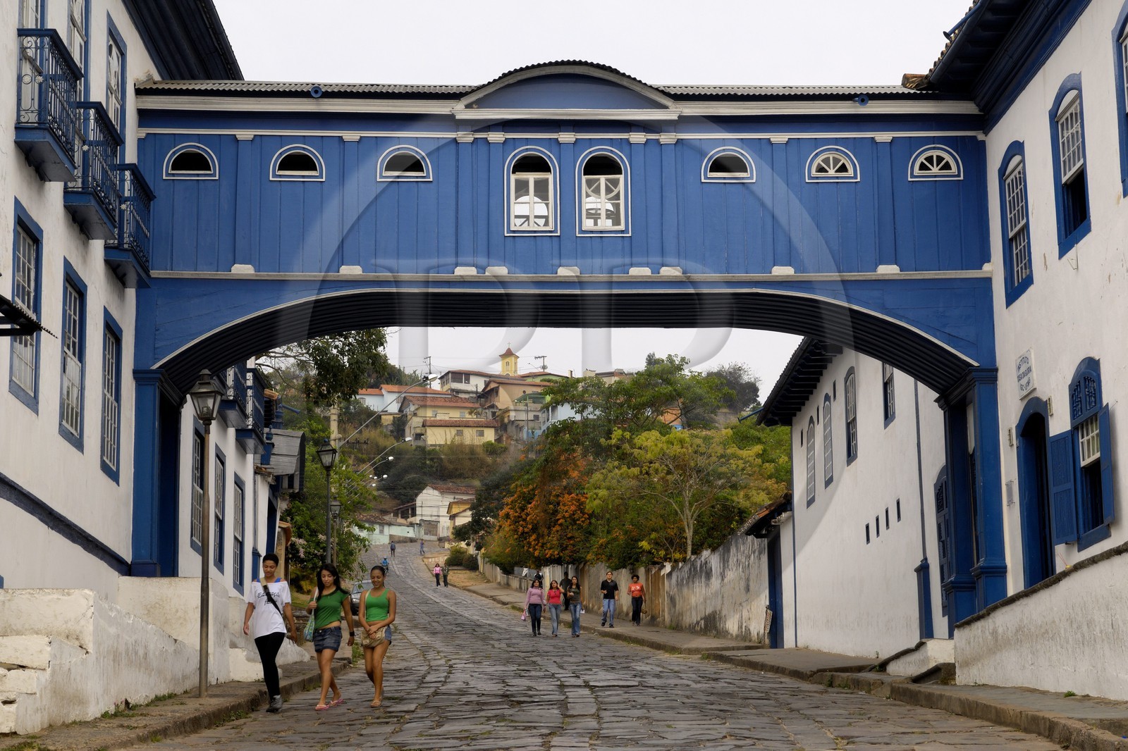 Brazil, Minas Gerais state, Diamantina, historical center listed as World Heritage by UNESCO, Casa da Gloria (Gold Route, Estrada Real)