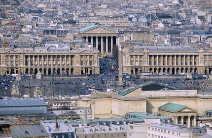 France, Paris (75), la place de la Concorde