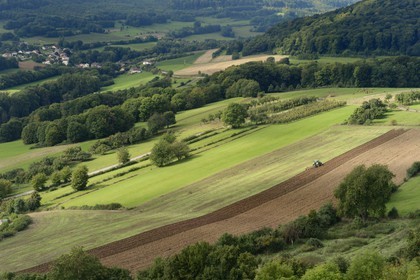 France, Moselle, lorraine campaign in Manderen, border with the German Saar and at a few kilometers from Luxembourg