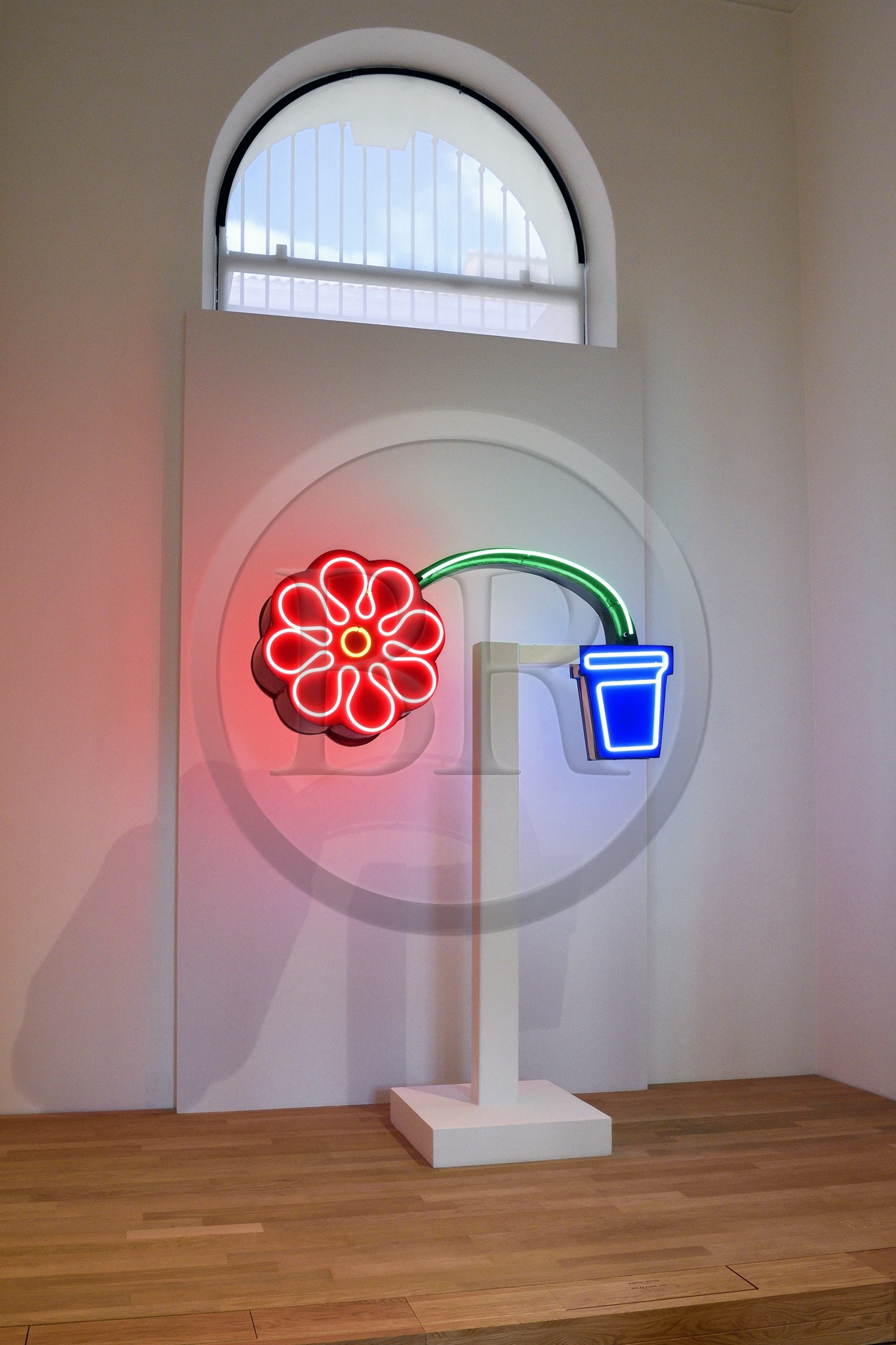 France, Var, Toulon, Toulon Art Museum (MAT), Pot and Flower (1963) by Martial Raysse