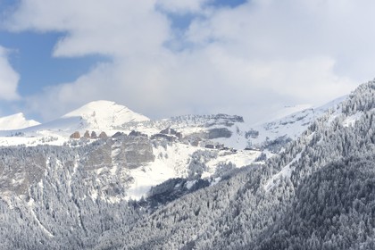 France, Haute-Savoie (74), Avoriaz sur les hauteurs de Morzine