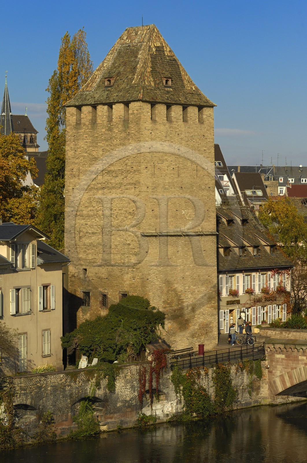 France, Bas Rhin (67), Strasbourg, quartier de la Petite France, les Ponts Couverts