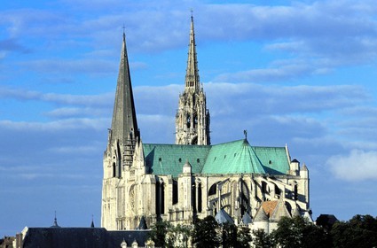 France, Eure et Loir, Chartres, Notre Dame de Chartres Cathedral listed as World Heritage by UNESCO