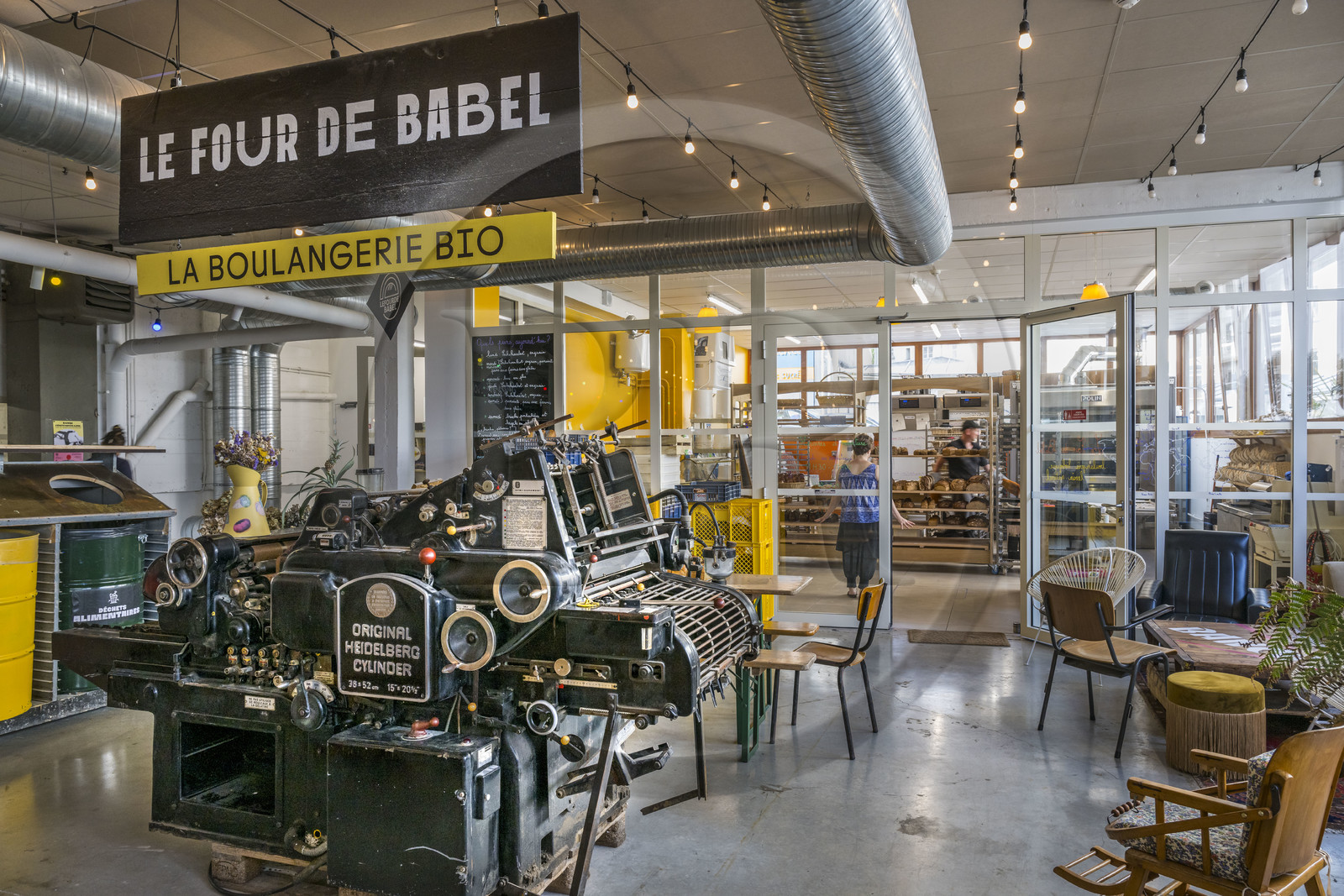 France, Finistère (29), Brest, la PAM, une ancienne imprimerie devenue tiers lieu