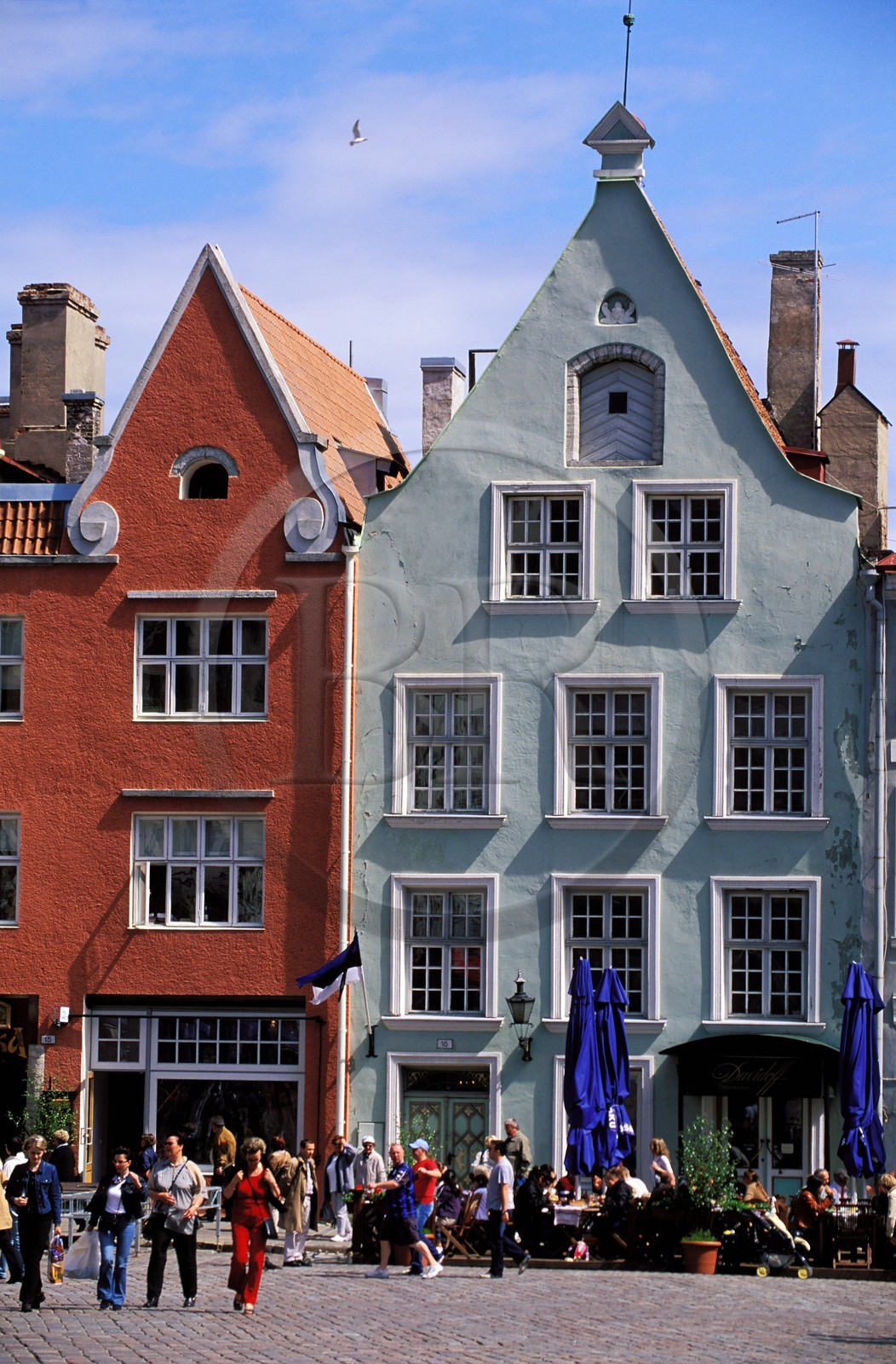 Estonia (Baltic States), Harju Region, Tallinn, European Capital of Culture 2011, the City Hall Square, the old town's centre