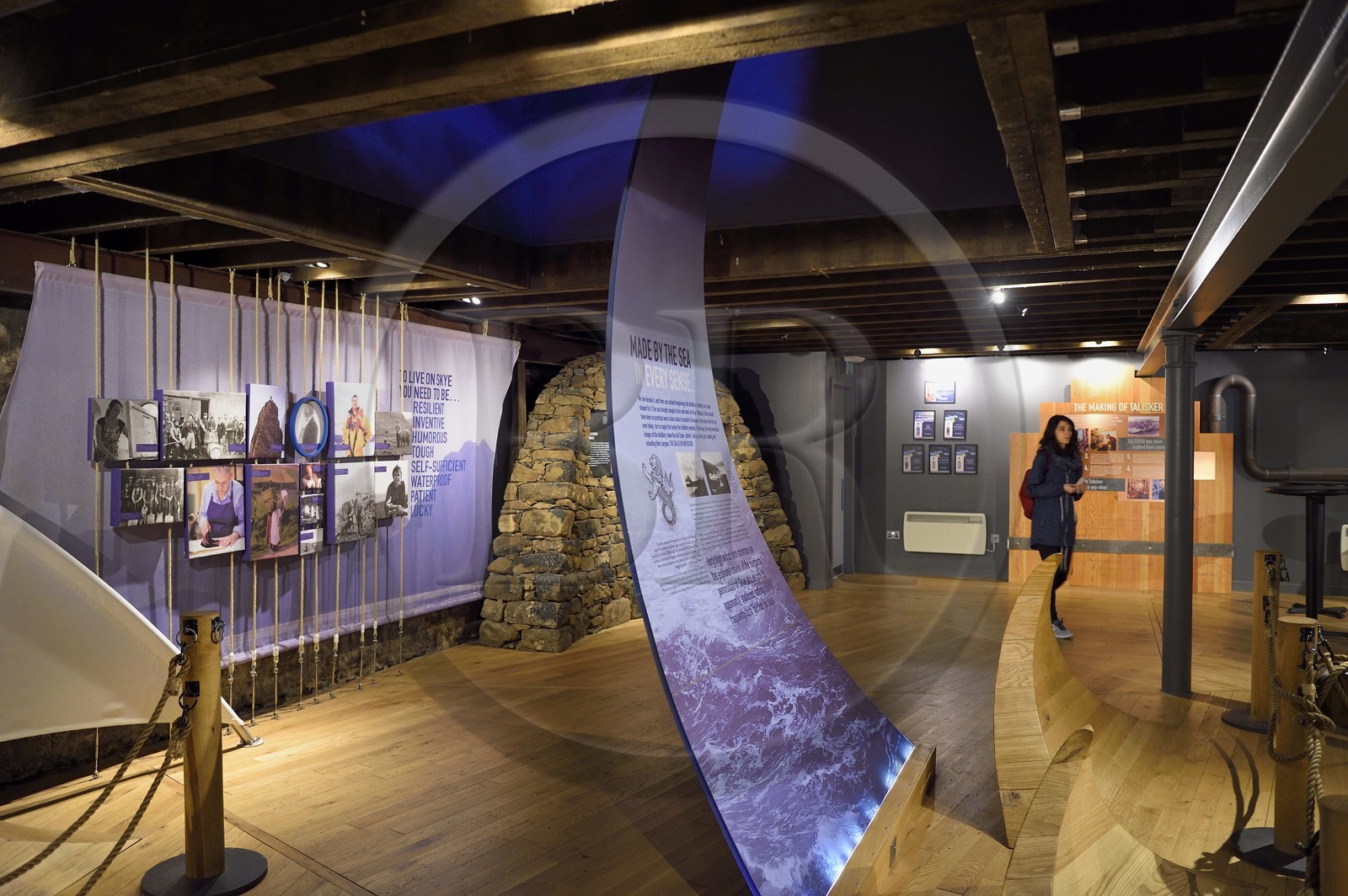 United Kingdom, Scotland, Highlands, Hebrides, Isle of Skye, Teangue, Talisker whisky Distillery