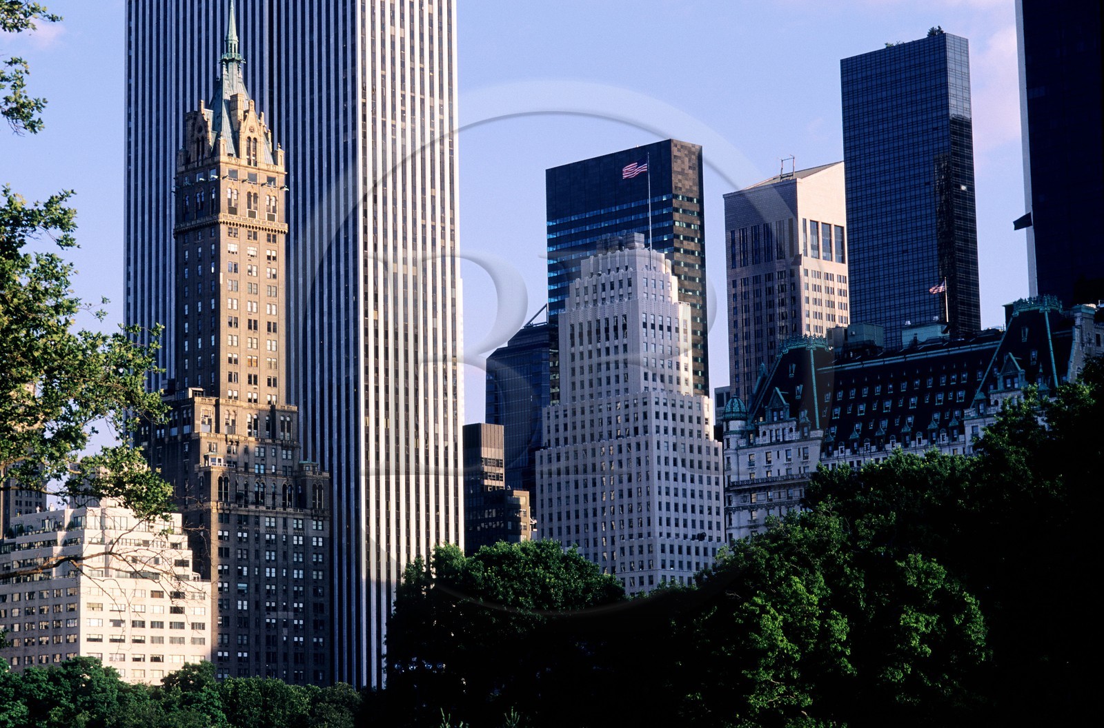 Etats-Unis, New York, Manhattan, les building bordant Central Park au sud-est
