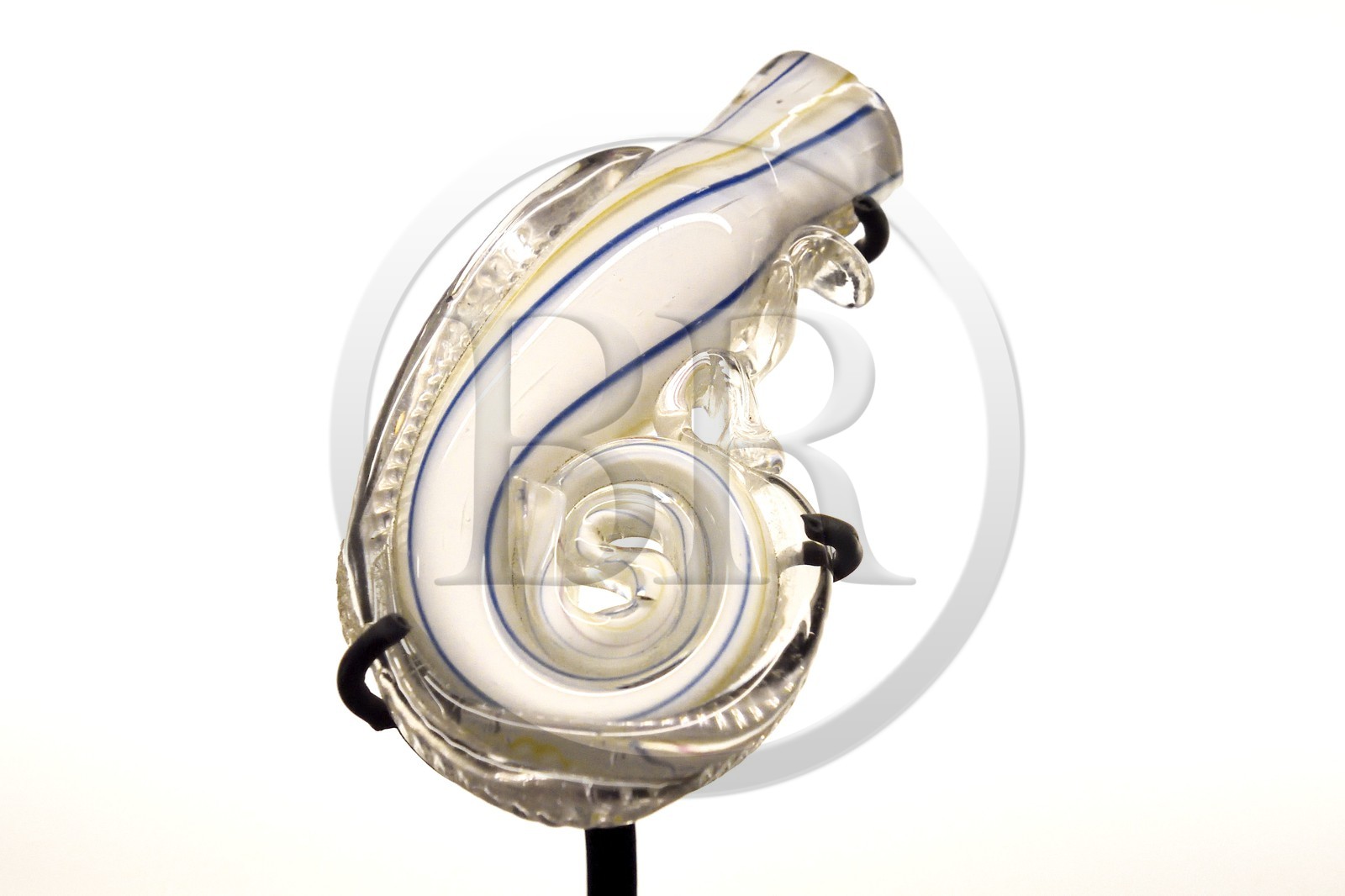 France, Alpes-Maritimes (06), Grasse, Musée International de la Parfumerie, flacon de parfum en verre du XVIIIème siècle (Bristol)