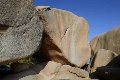 France, Côtes-d'Armor (22), Côte de Granit Rose, Trégastel, l'Ile Renote
