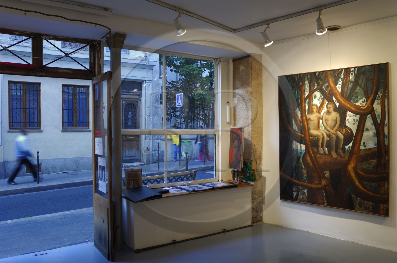 France, Paris (75), galerie Ateliers d'artistes de Belleville, exposition de Mederic Bottin