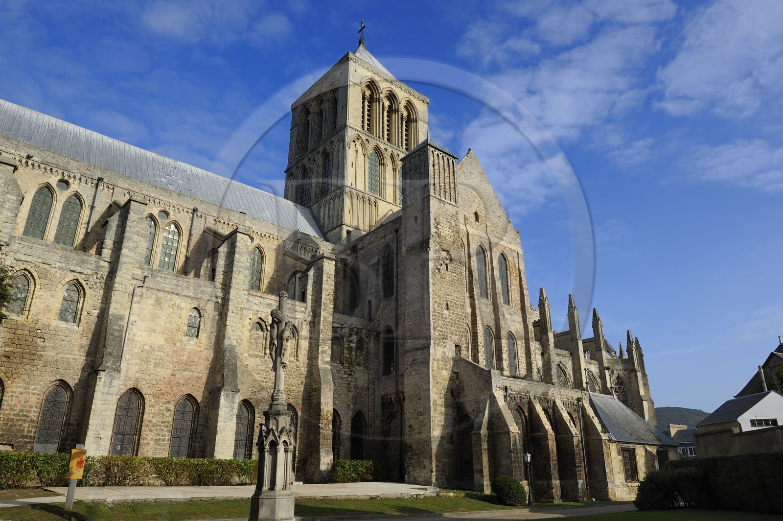 France, Seine-Maritime (76), Pays de Caux, Côte d'Albâtre, Fécamp, abbatiale de la Sainte-Trinité