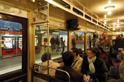 France, Paris, Sprague Thomson former metro train