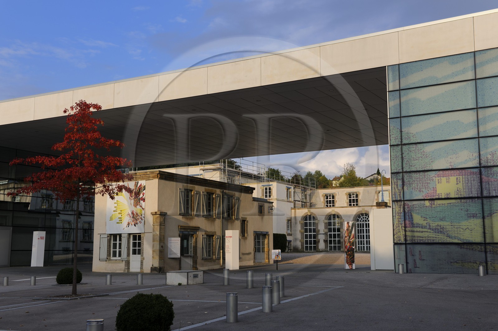 France, Vosges, Epinal, Cite de l'Image quai de Dogneville houses both the musee de l'Image (Image Museum) and Imagerie d'Epinal (Epinal prints)