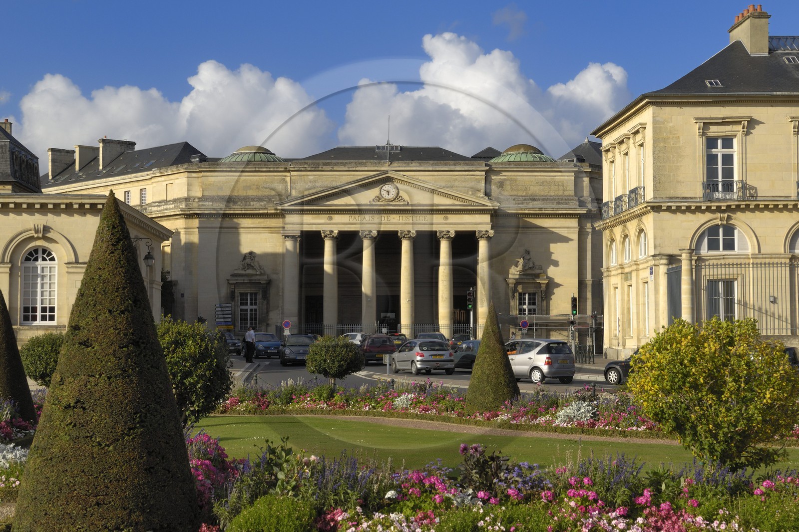 France, Calvados (14), Caen, le palais de justice place Fontette