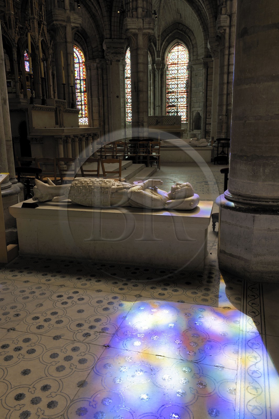 France, Seine-Saint-Denis (93), Saint-Denis, la basilique de Saint-Denis, gisant de Robert II d' Artois dit l'Enfant