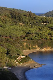 Italie, Toscane, l’Ile d’Elbe, plage de Norsi sur la cote Sud