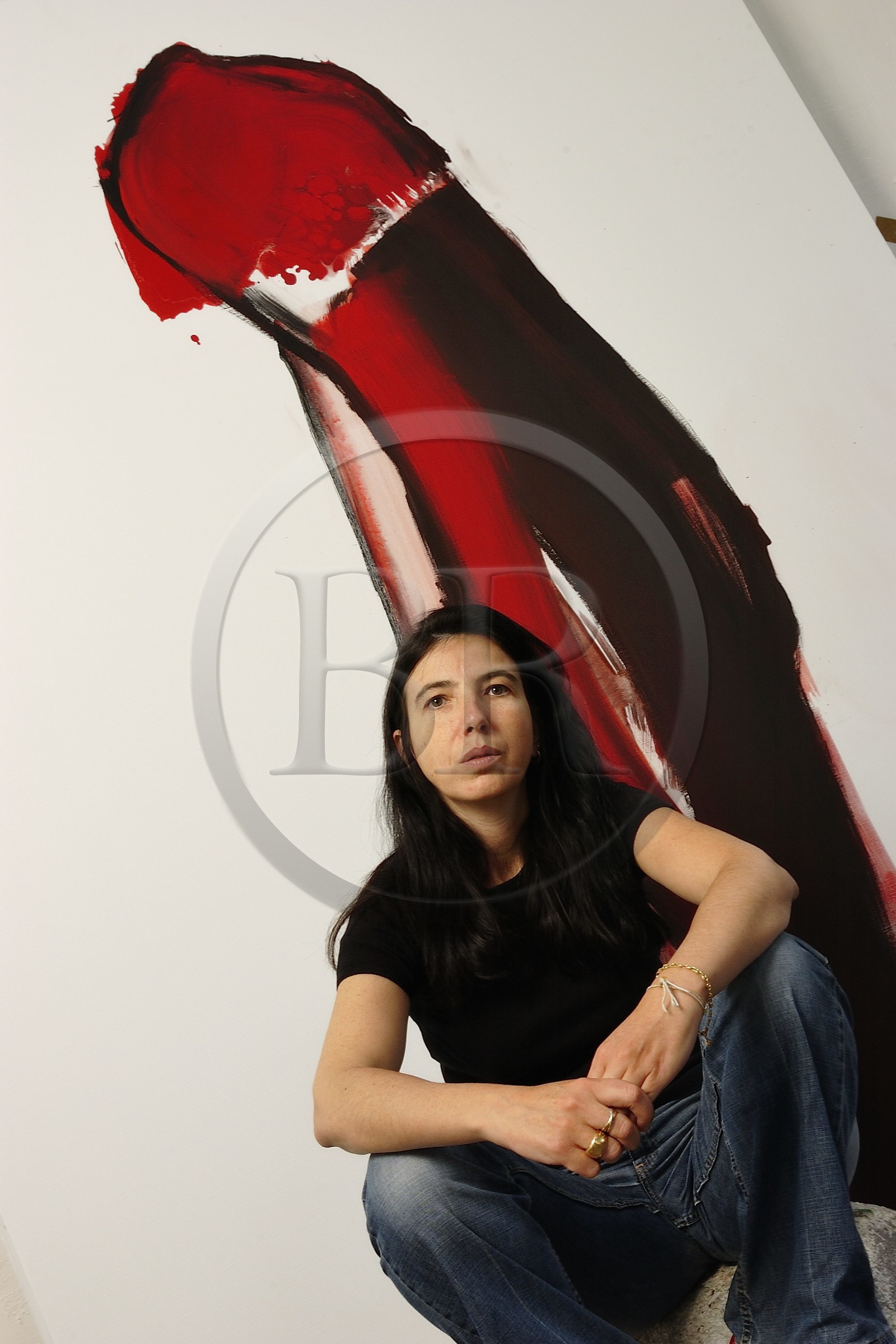 France, l'artiste peintre Nathalie Lamotte