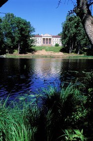 Latvia (Baltic States), Kurzeme region, neo-classic castle of Nogale around Talsi