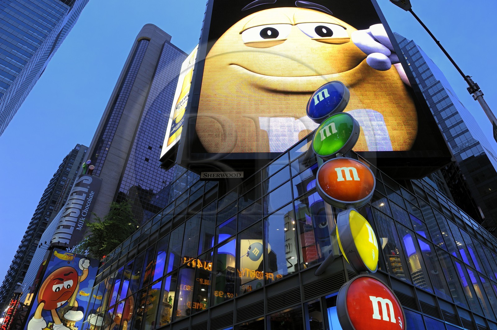 Etats-Unis, New York, Manhattan, Times square, boutique M&M's