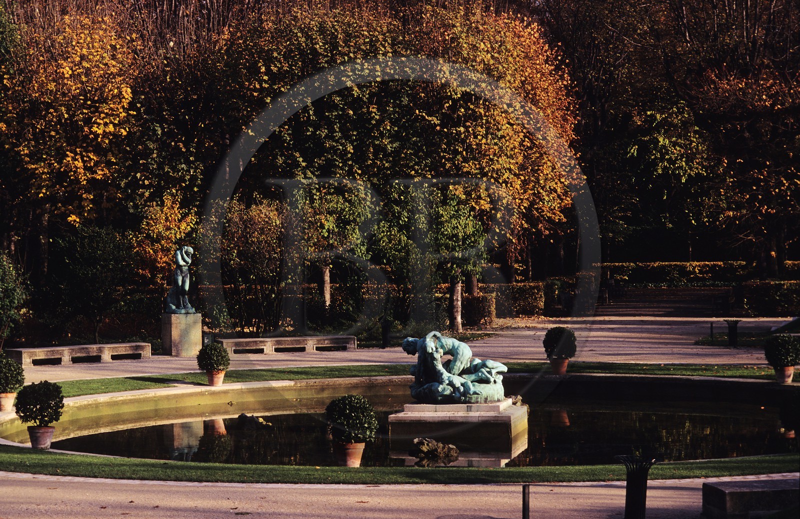 France, Paris (75), les jardins du musée Rodin