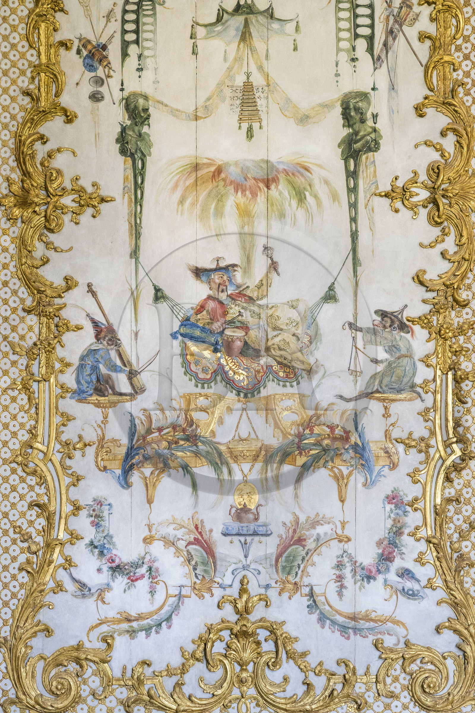 France, Oise (60), Chantilly, le chateau de Chantilly, la Grande Singerie