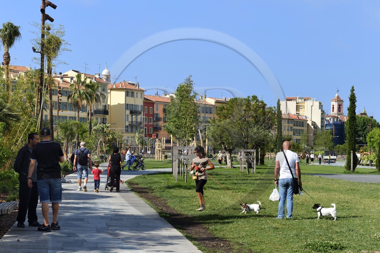France, Alpes-Maritimes, Nice, the Promenade du Paillon