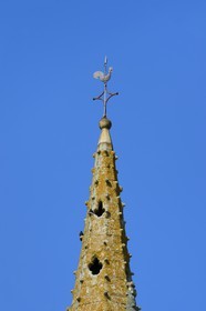 France, Finistère (29), girouette sur le clocher de l'église de Penmarch