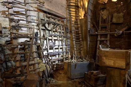 France, Meuse, Romagne-sous-Montfaucon, Informal Museum called Romagne ‘14-’18 on the day-to-day life of the soldiers in World War I created by Jean-Paul de Vries