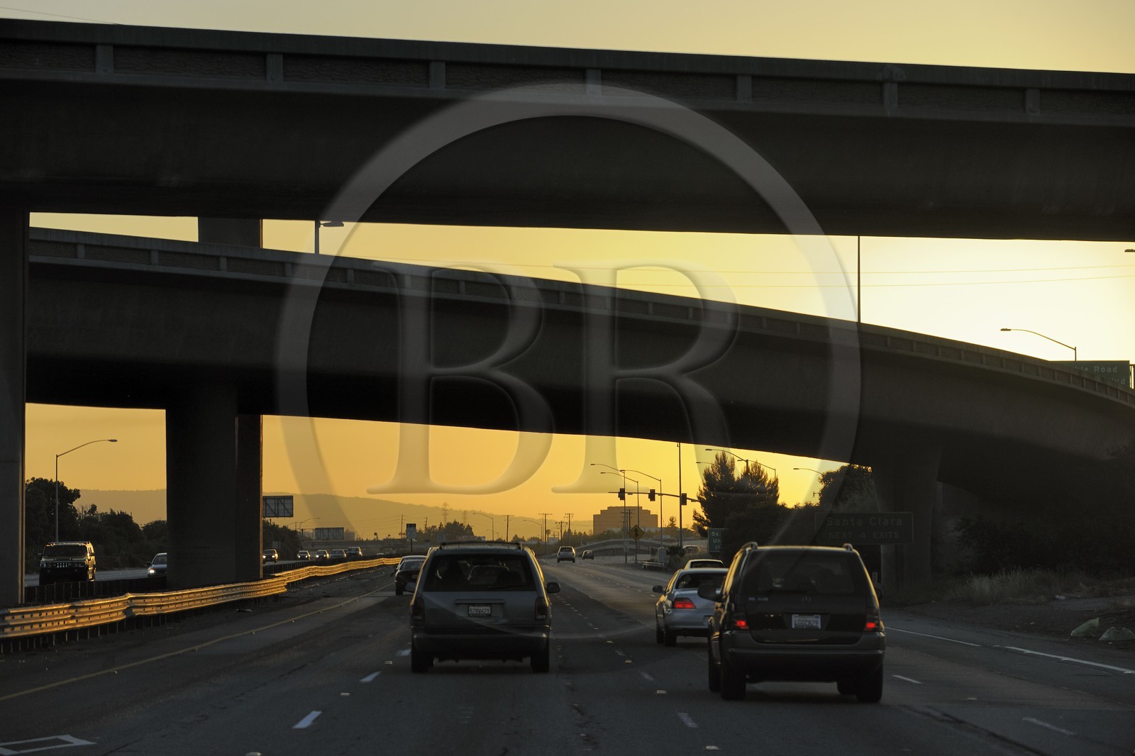 Etats-Unis, Californie, San Francisco, autoroute 101 au sud de San Francisco