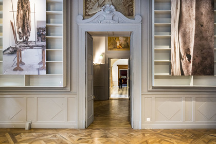 France, Herault, Montpellier, le MO.CO. (Montpellier Contemporain) dans l'ancien Hotel Montcalm, exhibition Piller Ekphrasis by the artist Berlinde De Bruyckere brings together around fifty works produced between 1999 and 2022