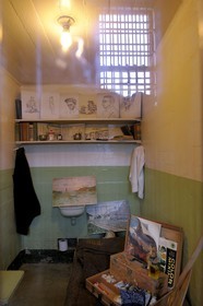 Etats-Unis, Californie, San Francisco, cellule de la prison d'Alcatraz