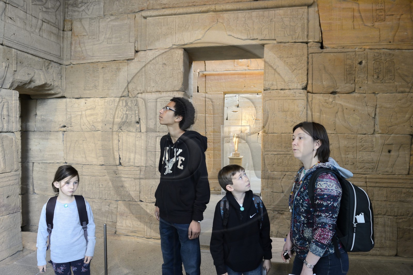 Etats-Unis, New York, Manhattan, East Side, Metropolitan Museum of art (MET), Temple de Dendur (Egypte)