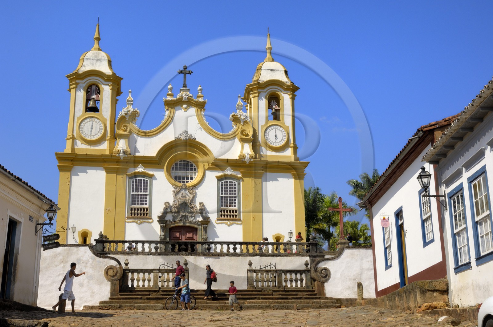 Brazil, Minas Gerais state, Tirandentes, Matriz de Santo Antonio, Santo Antonio church (Gold Route, Estrada Real)