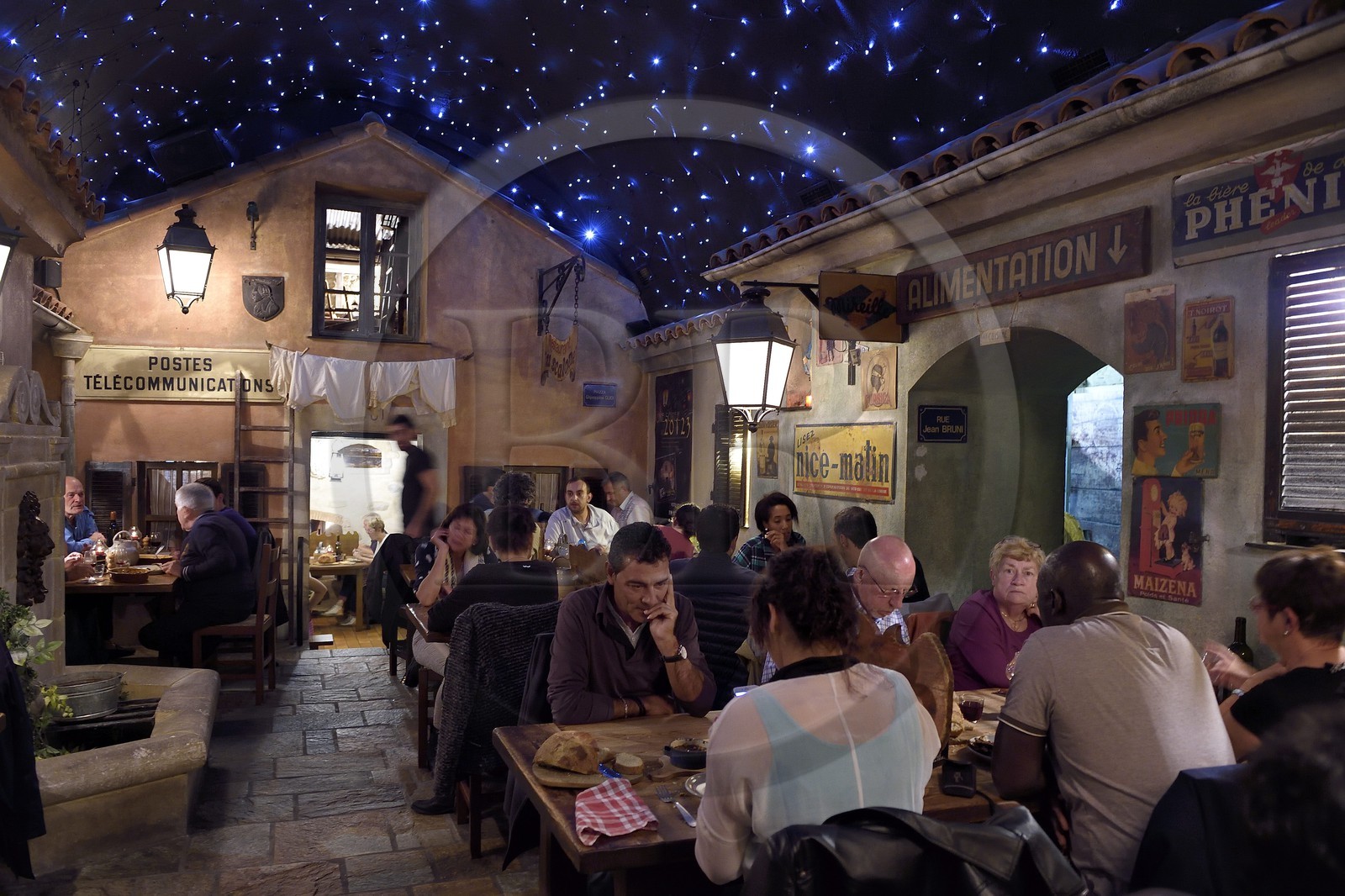 France, Corse du Sud, Ajaccio, Restaurant Le 20123 in the Rue du Roi de Rome