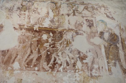 France, Loir et Cher, Saint-Jacques-des-Guerets, Romanesque church of Saint-Jacques built in the twelfth century