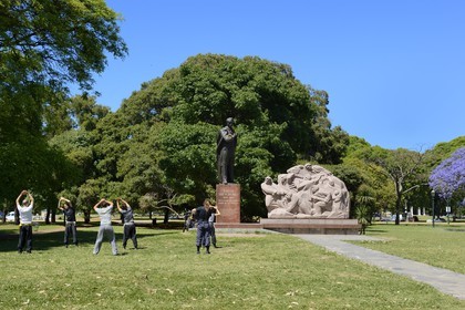 Argentine, Buenos Aires, le parc de Palermo, monument à Taras Shevchenko