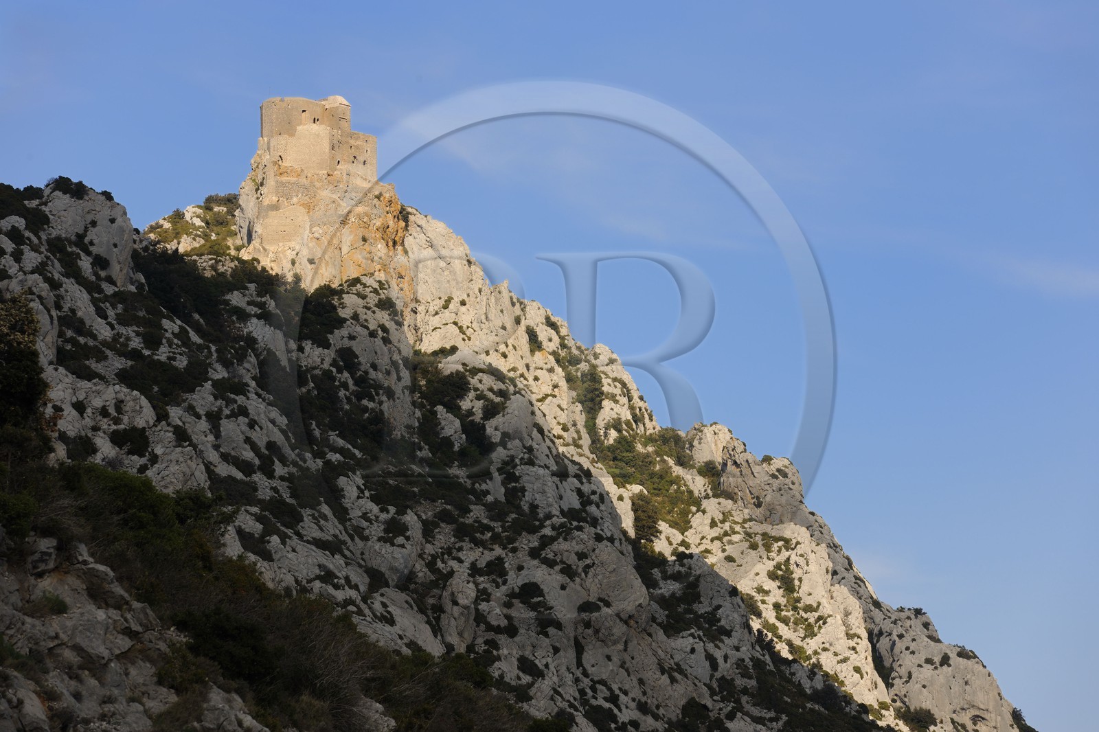 France, Aude (11), Pays Cathare, le château de Quéribus