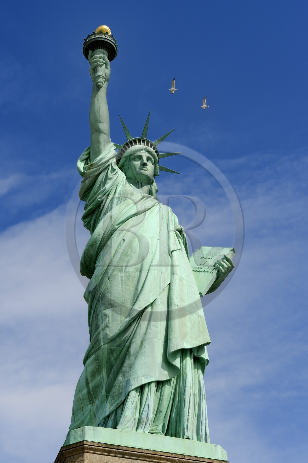 Etats-Unis, New York, Liberty Island, statue de la Liberté, classée Patrinoine Mondial de l'UNESCO