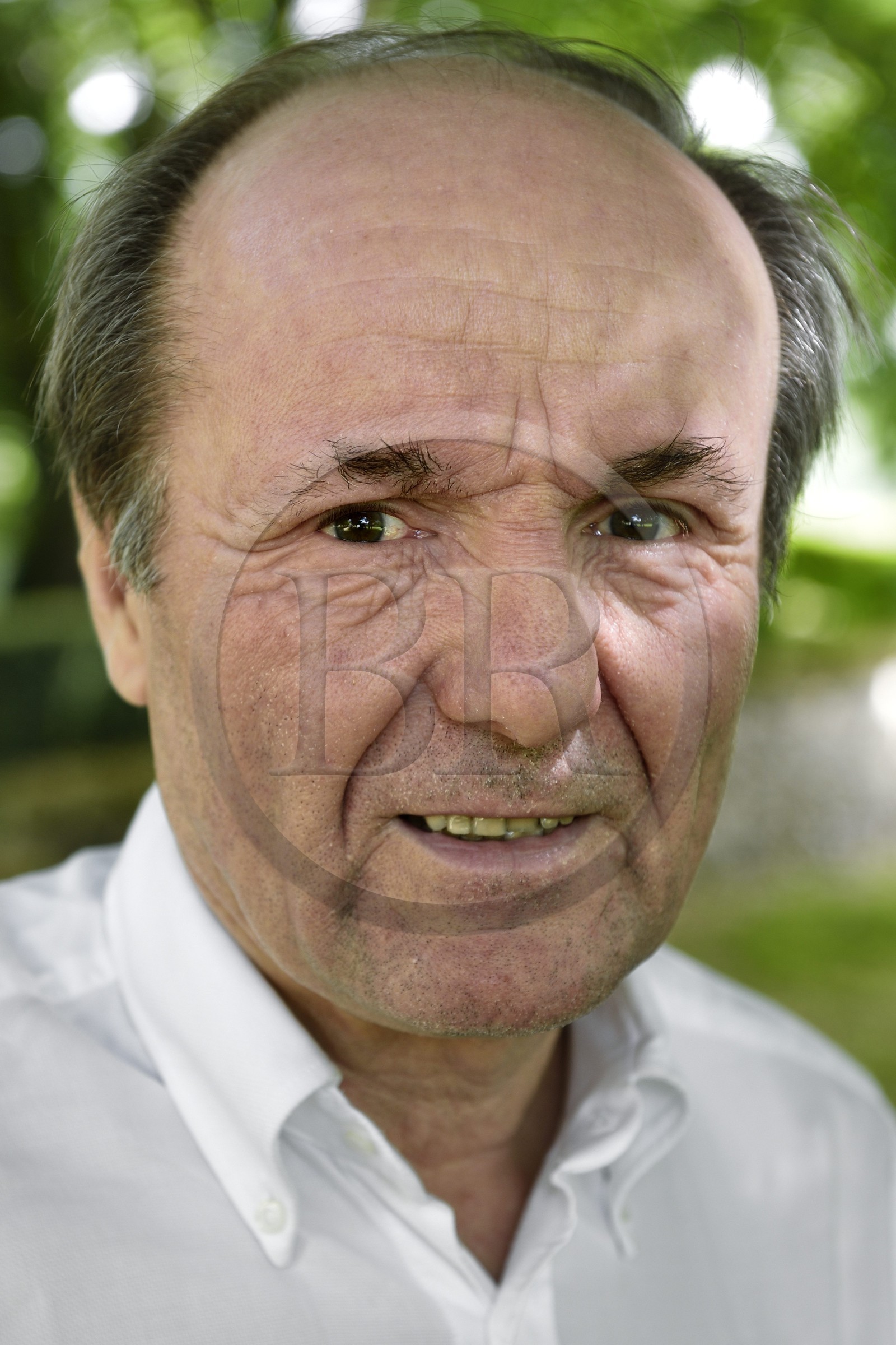France, Dordogne (24), Creysse vers Bergerac, vignoble de Pécharmant, chateau de Tiregand, Francois-Xavier de Saint-Exupéry